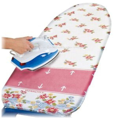 WENKO Blitz Bügeltisch Bezug Bügelbrettbezug Retro Blütenpracht 139x39 cm