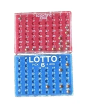Vintage Bardeen Scientific Edge & Lotto Pick 6 & Win Games