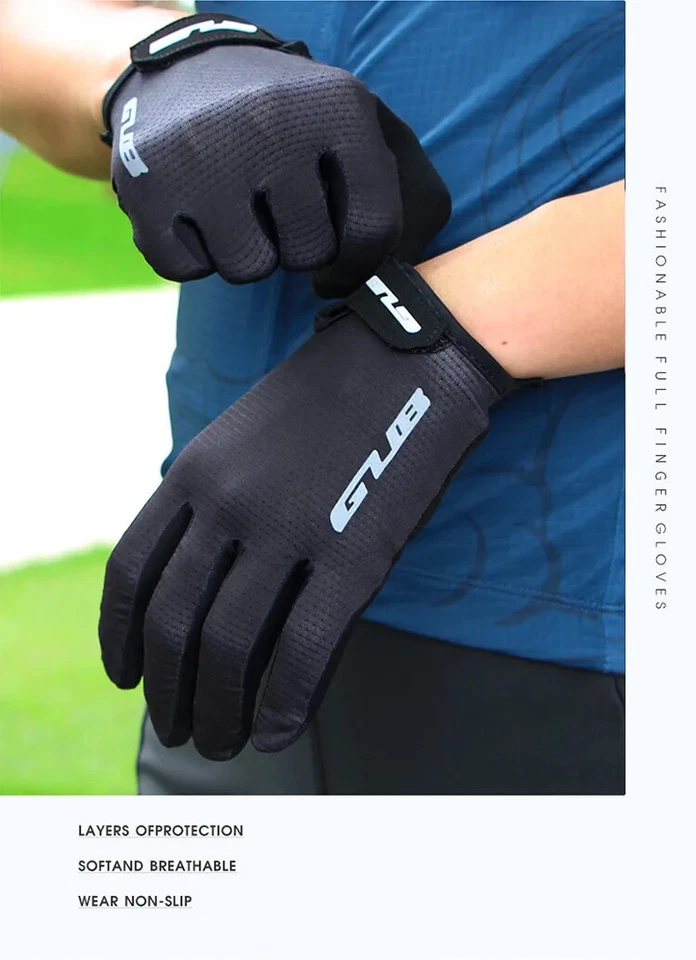 Fahrradhandschuhe Vollfinger Rutschfest Winddicht Touchscreen Rennrad MTB - Bild 2 von 4