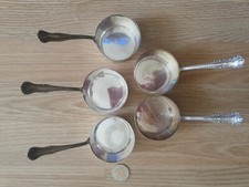 5 Mini Casseroles Metal Argentees