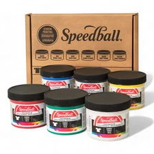 ColorSplash Fabric Ink Kit - 6 Vibrant Colors, 4oz Each - Perfect for T-Shirt an