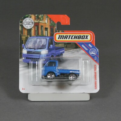 MATCHBOX Service 2019 Subaru Sambar Truck blau GCF05 1/64