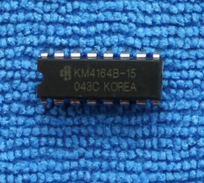 10Pcs KM4164B-15/12/10 64K X 1 BIT DYNAMIC RAM WITH PAGE MODE DIP-16