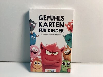 Gefühlskarten für Kinder - 30 Gefühle kindgerecht erklärt - EDUBINI (S127)