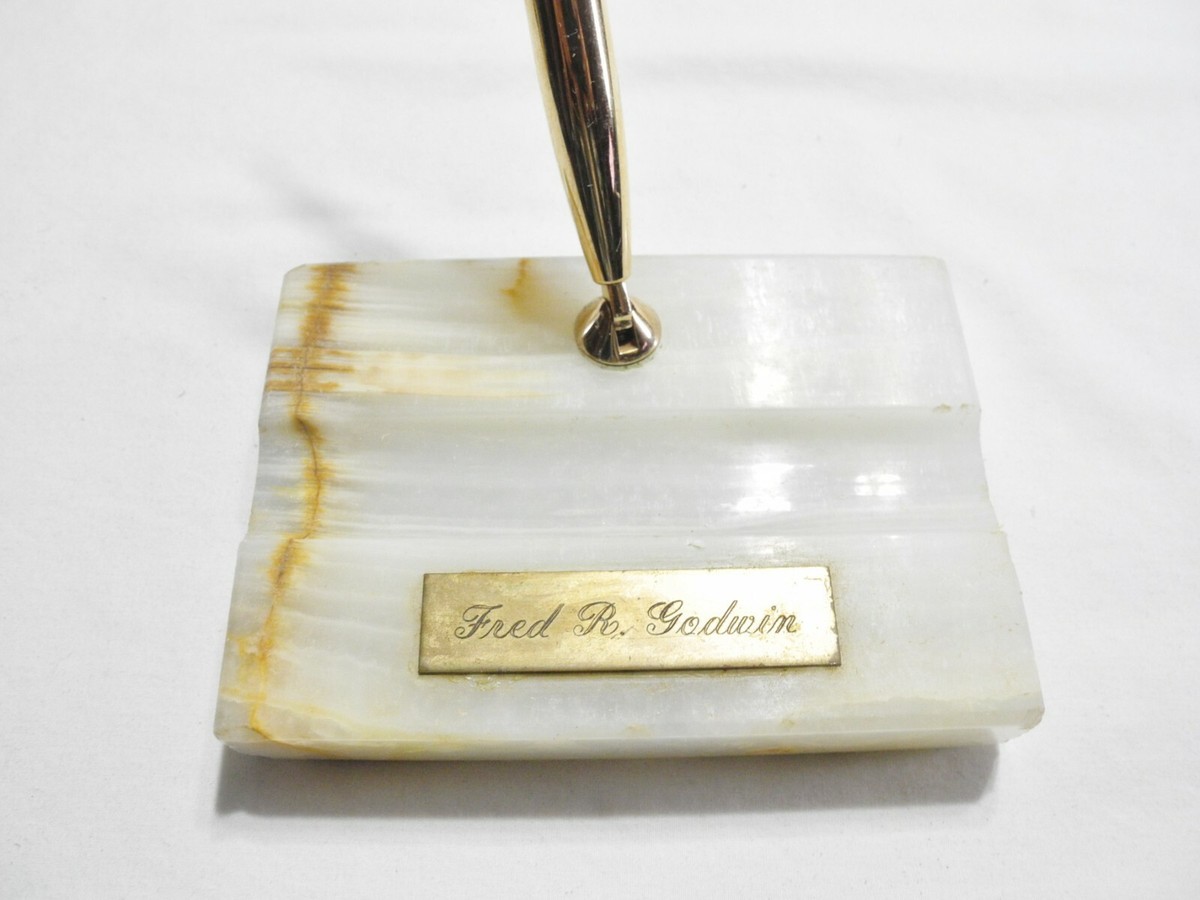 Vtg Sheaffer White Dot Desk Fountain Pen w/ 14K Nib and Vtg Sheaffer White Dot Desk Fountain Pen w/ 14K Nib and