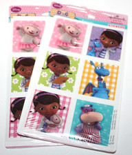 Hallmark Disney Doc McStuffins Stickers - 8 Sheets Total / Lot of 2