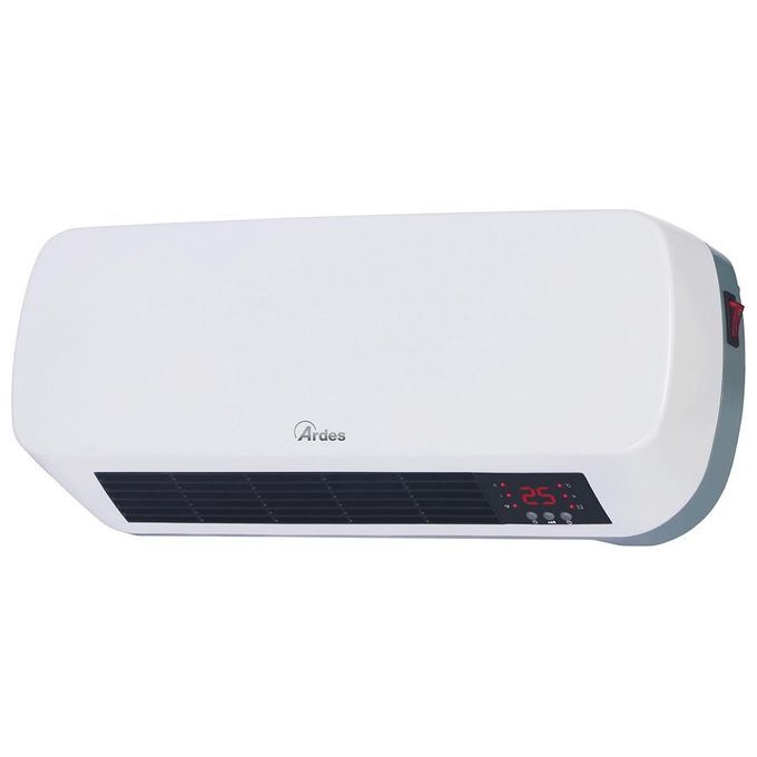 Ardes AR4W04P PARETO WEEK 2 Termoventilatore Ceramico da Parete Waterproof Displ