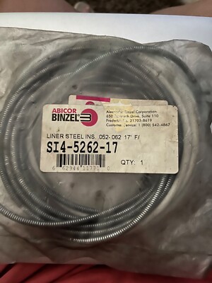 Abicor Binzel Liner Silver Steel 17 ft. SI4-5262-17