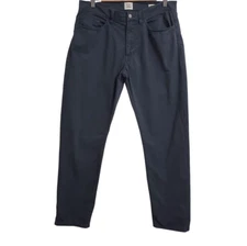 Flint And Tinder Men 365 Chino Pant Straight Fit 34x31.5 (Tag 32x32) Gray Cotton