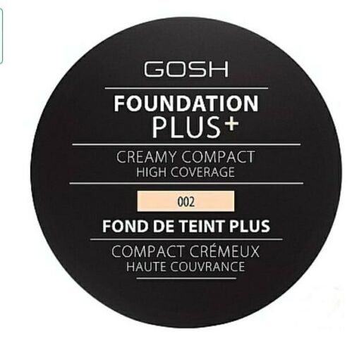 GOSH FOUNDATION PLUS+ Creamy Compact High Coverage 002 *nowy* 👧🏼👱🏻‍♀️👩🏼 - Zdjęcie 1 z 1