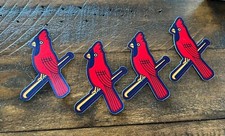 (LOT OF 4) Vintage St. Louis Cardinals Patch 3in Iron On Ready Jersey Hat Jacket
