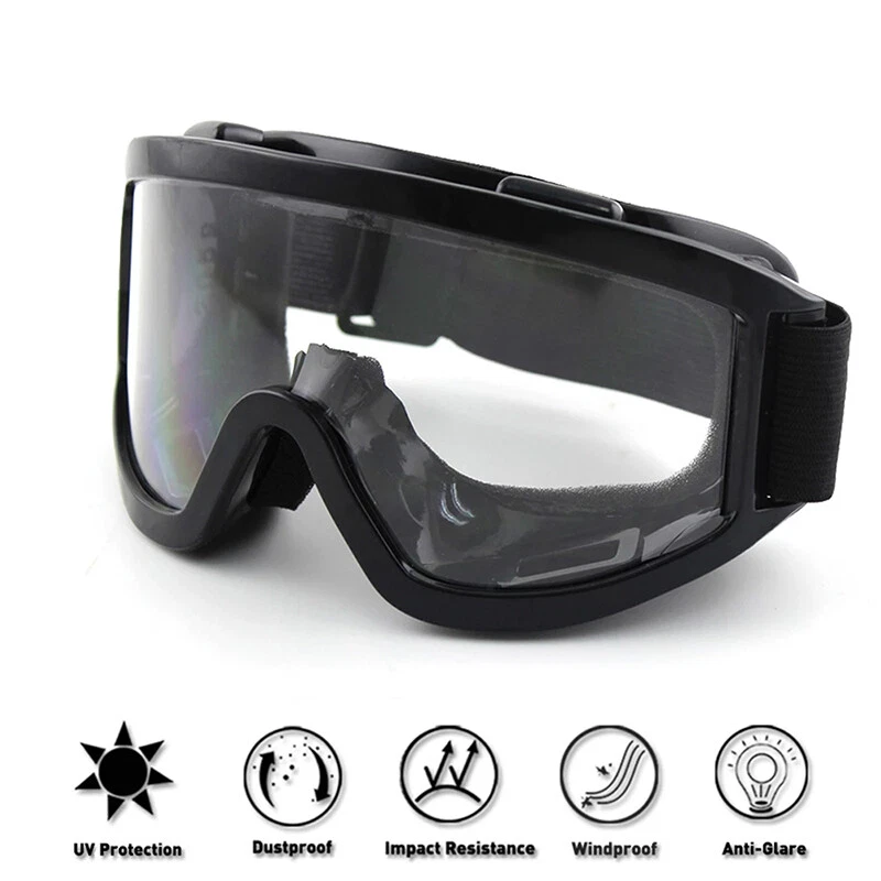 Motorcycle Goggles Protective Gear Windproof Riding Glasses ATV Off-Road Eyewear Foto 2 de 4