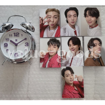 BTS OFFICIAL MERCH BOX #9 Photo card & Alarm Clock RM JIN SUGA J