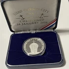 USNS Carson City JHSV-7 Navy Proof Coin 1 Troy Oz .999 Fine Silver Round Medal