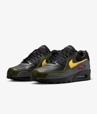【中古】NIKE AIR MAX 90 GORE-TEX CARGO カーキ ブラック 28cm DJ9779-001 ナイキ エアマックス 90 ゴアテックス カーゴ[17][240017714696] Nike Air Max 90 GTX Gore-Tex Black Cargo Khaki DJ9779-001 s 11.5