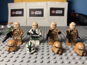 LEGO STAR WARS BATTLE OF GEONOSIS CLONE WARS WITH AHSOKA-FIGURES FROM 9491/75089