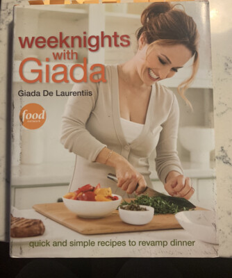 Giada De Laurentiis SIGNED/AUTOGRAPHED Weeknights With Giada Food Network