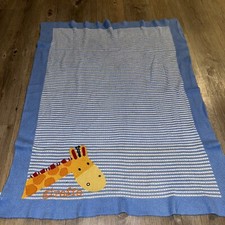 Koala Baby Lovey Security Blanket Blue Stripes Geoffrey Giraffe Babies R Us RARE