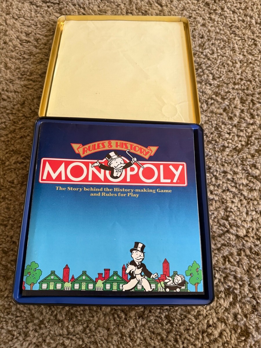 1935 Commemorative Monopoly Edition Board Game in Tin Box | eBay