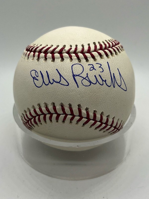 Ellis Burks Red Sox Giants Indians Signed Autograph OMLB Baseball PSA DNA *09
