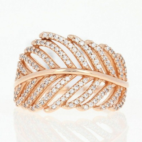Feather Rose Ring 180886CZ-52 