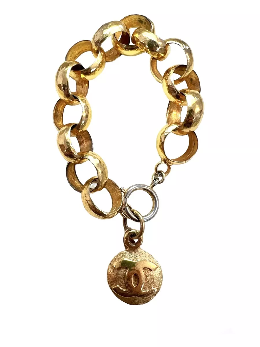 Chanel Gold CC Bracelet