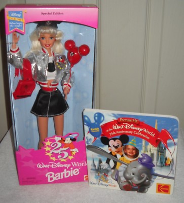 #9509 NRFB Mattel Walt Disney World 25th Anniversary Barbie Doll