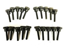 Unbranded 1-1/4 inch Black Oxide Knurled Thumb Screw Lot of 20 NOS