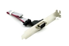 5 Pack 9-pin Serial Port, 25cm Cable, Everex Type, Slot Bracket