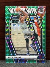  Kevin Durant WILL TO WIN GREEN MOSAIC PRIZM SP INSERT #1 2020-21 Panini Mosaic