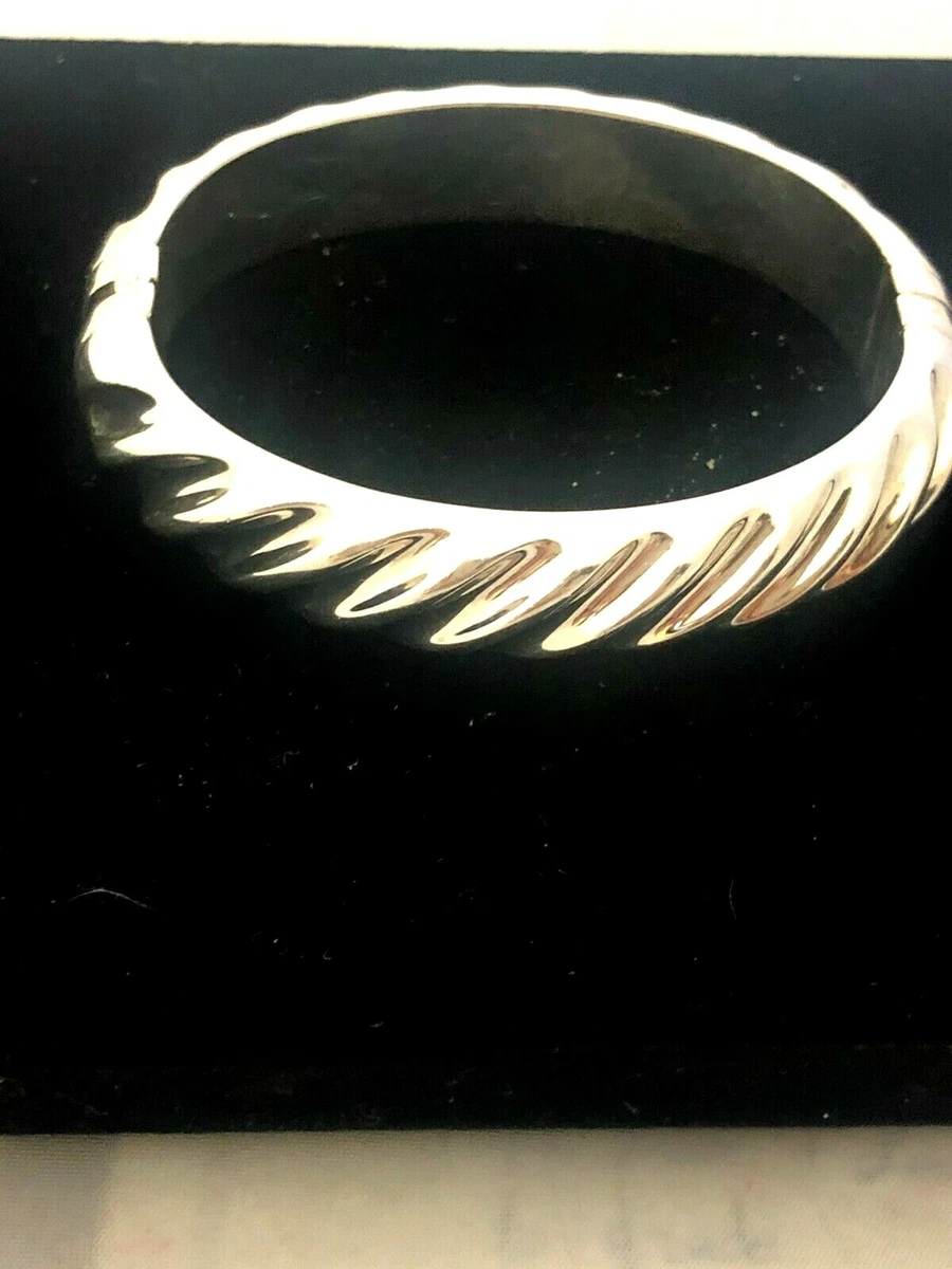 23 silver 950 twist bangle | www.electroavenida.com