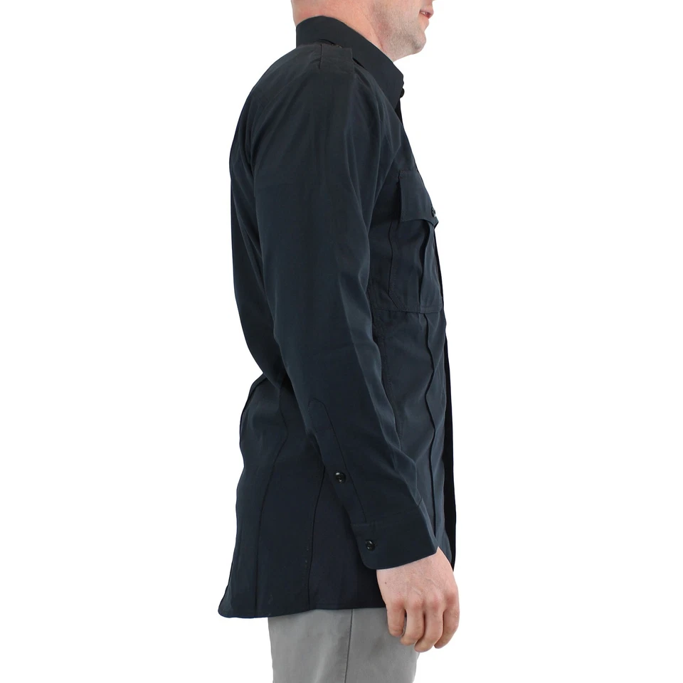 5.11 Tactical Shirt, Men's Stryke Ripstop Long Sleeve Zipper Flex-Tac Shirt - Image 2 of 4