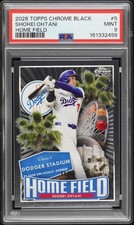 2026 TOPPS CHROME BLACK HOME FIELD #5 SSP SHOHEI OHTANI 11/50 PSA MINT 9