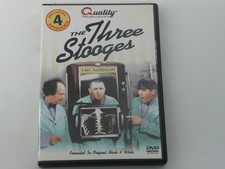 The Three Stooges DVD 2006 4 Classic Episodes Moe Howard Larry Fine Shemp Howard