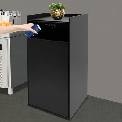 Eco-Friendly Commercial Trash Can - Modern Design for Public Spaces