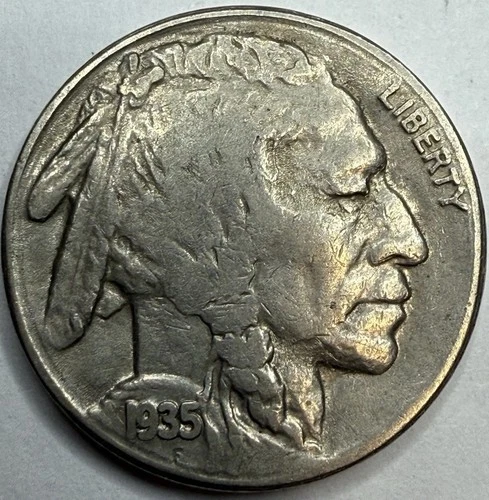 1935 S Buffalo Nickel Exact Coin Imaged #BF398
