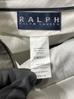 Ralph Lauren Olive Solid Polyester Rayon Pants Flat Front Dress Trousers — photo 3
