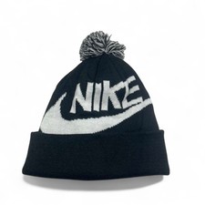 NIKE black Beanie with pom hat