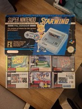 Starwing Super Nintendo Console Snes And 6 Boxed Games