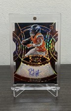 2025 Panini Select Rj Harvey Rookie Signatures Black Prizm Die Cut 1/1