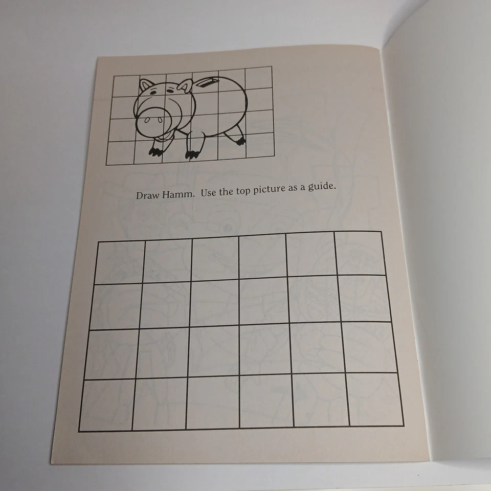 Libro de actividades para colorear Toy Story 1995 de colección Disney Golden Books no coloreado raro Foto 4 de 4