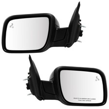 Pair Side Mirrors For 2016-2019 Ford Explorer Heated Signal Puddle Bsm 9pin