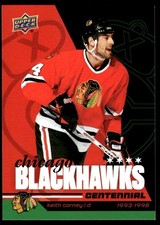 2025-26 UD Chicago Blackhawks Centennial Keith Carney #34