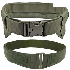 Ukrainian Tactical army War Belt MOLLE Quick Release Cordura Olive – Size M L XL