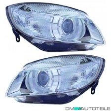 Hauptscheinwerfer SET H7 mit Motor passt für Skoda Roomster 07-10