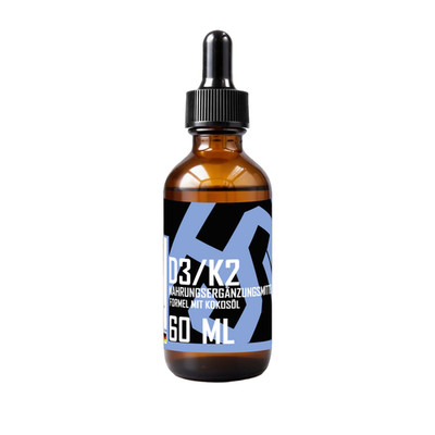 VITAMIN D3 10000 IE + K2 MK7 TROPFEN 60ML CA 1200 TROPFEN HOCHDOSIERT MADE IN DE