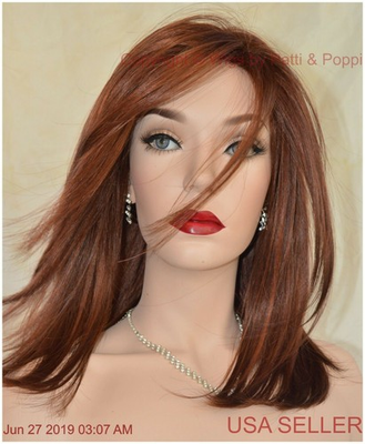 #ad quot;LAINEquot; RENE OF PARIS WIG *CHESTNUT* SLINKY HOT MEDIUM BOB SIDE BANGS $180.40