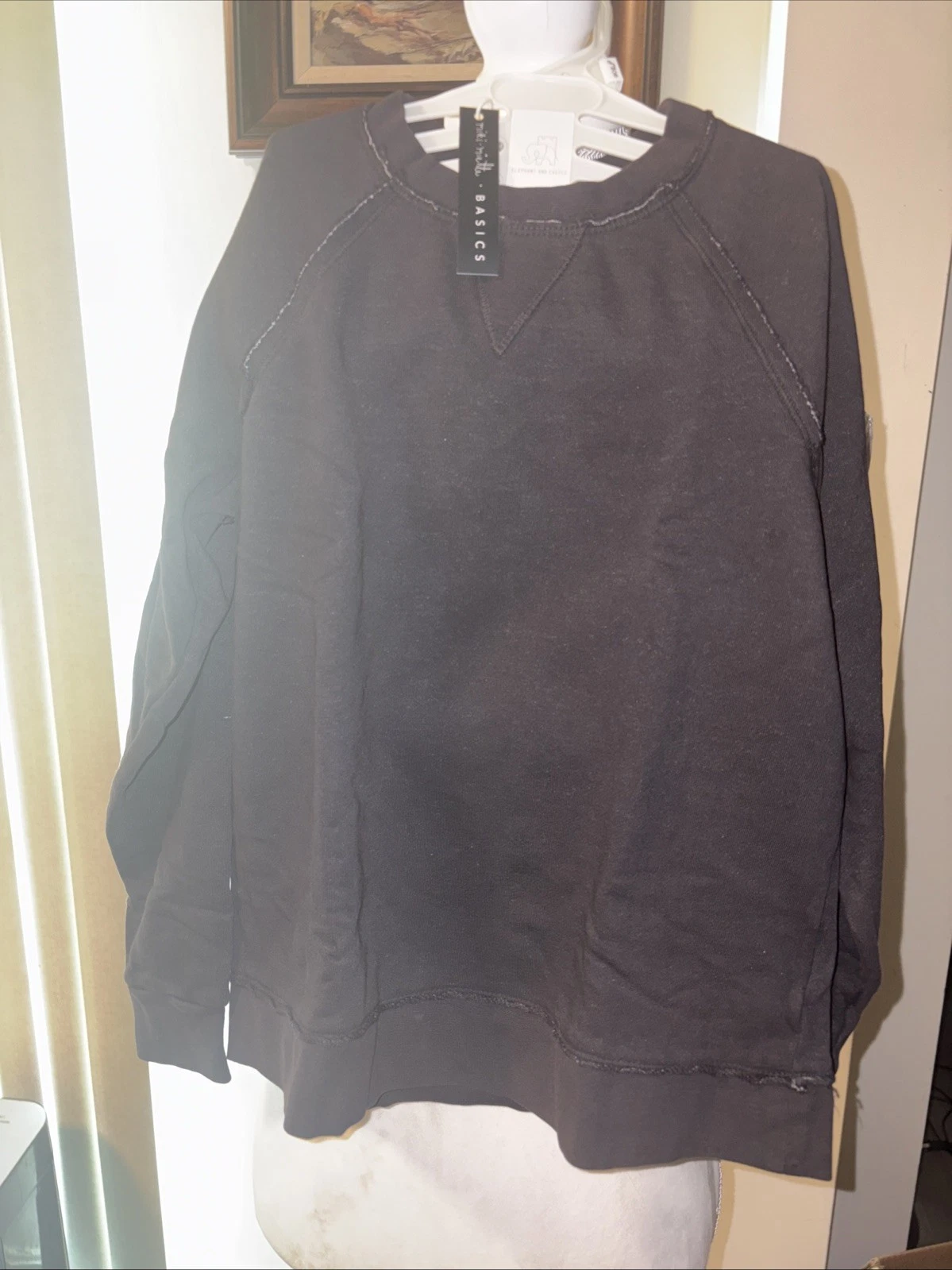 Nordstrom Miki Miette Black Colored Baby Blouse ~ Size - 8Y