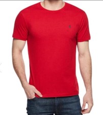 Polo Ralph Lauren Tee T shirt White regular Fit Red Colour Cotton Crew neck