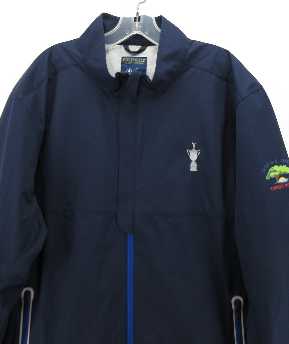 Ralph Lauren Polo Golf Jacket Men XL Blue 121st US Open Torrey